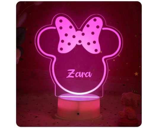 ILLUSION LAMP Personalized LED Sign for Childs Room Night Light Birthday Gift for Kids room decor Party gift personalized favor light up sign custom gift